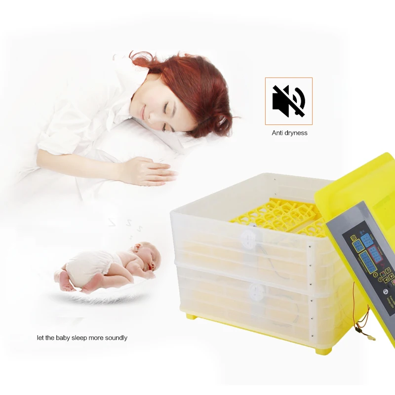 112 Egg Incubator Digital Fully Automatic Mini Egg Hatching Turning Machine