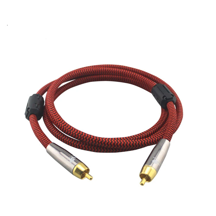 High Premium Stereo Male RCA to RCA Digital Coaxial Audio Video RCA