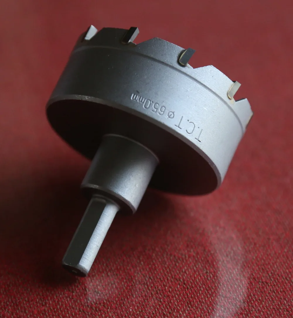 1PC of 65mm diameter TCT hole saw drill bits core bits for stainless