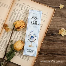 30 шт./упак. Nightingale и Закладка-Роза бумажные закладки рекламные подарочные канцелярские принадлежности бесплатно for для книжных знаков