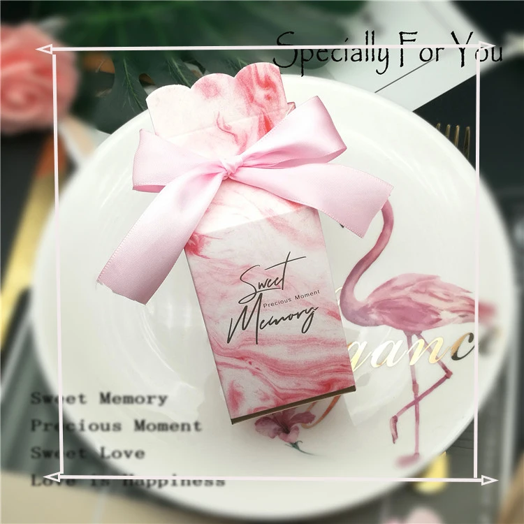 

30Pcs/Lot Medium P Chocolates Candy Boxes with Ribbon for Wedding Favor Party Birthday DIY Gifts Packing