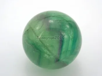 

Natural Collectible Green Fluorite Gems Stone Round Ball Decor Statue Sphere Handball Health Massager 30mm 5Pcs/Pack