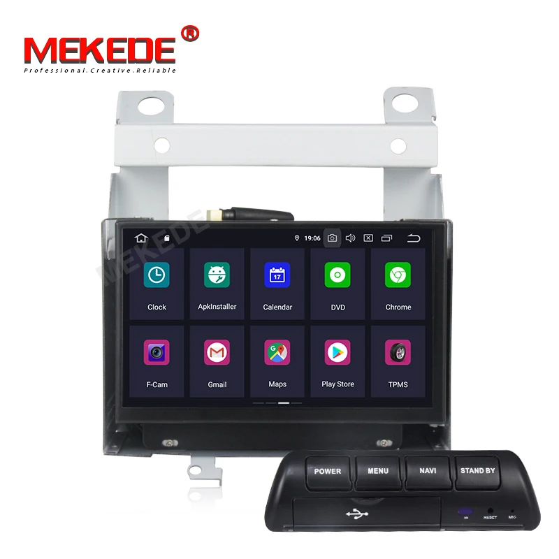 Sale MEKEDE 7" PX5 Android 9.0 4+64G Radio GPS DAB USB WIFI Car DVD Player for Land Rover Freelander 2 2007 2008 2009 2010 2011 2012 3