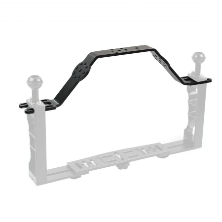 

Handle Tray Grip Bracket Dual Handle Grip Handheld Expansion Mount for Action DSLR Cameras Housing Case Underwater Photography