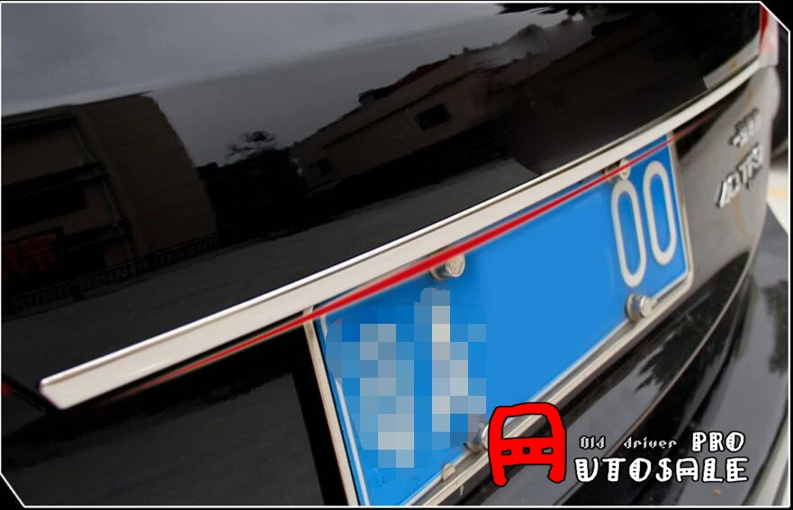 Тюнинг автомобилей для Audi Q5 2008-2015 Нержавеющая Задняя Крышка багажника