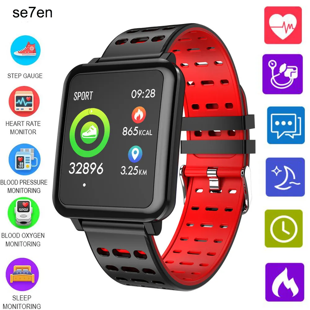 

Smart Watch IP67 Sport Modes Heart Rate Monitor Step Count Long Standby Multiple Languages T2 Smartwatch Woman Man