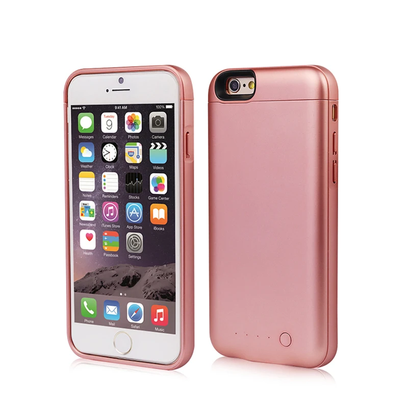 bilder für Für iPhone 6/6 s Ladegerät-fall Fall Powerbanks Verlängerte Batterie Externe Unterstützungsbatterie 5000 mAh Max 1A Entladung bilder für Für iPhone 6/6 s Ladegerät-fall Fall Powerbanks Verlängerte Batterie Externe Unterstützungsbatterie 5000 mAh Max 1A Entladung
