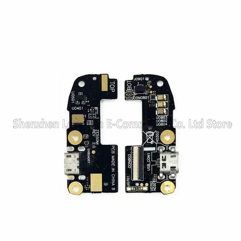 Новинка Для Zenfone 2 2. 0 ZE550ML / ZE551ML USB зарядный порт платы с микрофоном запасные части |