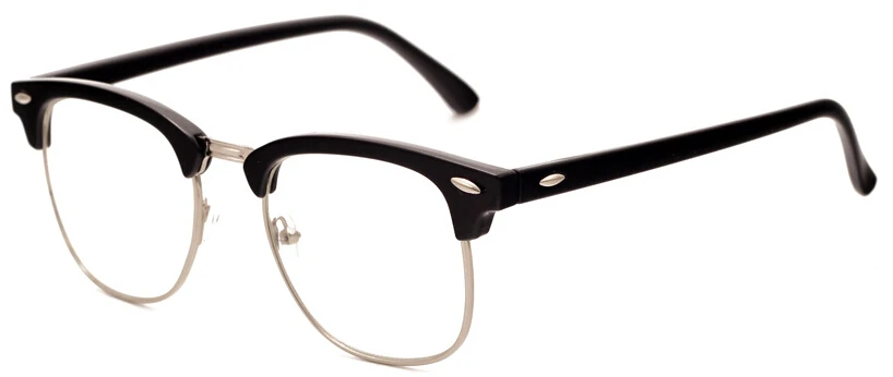 Солнцезащитные очки Hot Rays, мужские, популярные, фирменный дизайн, Ретро стиль, женские, Летний стиль, солнцезащитные очки с заклепками, оправа, цветные покрытия оттенков, UV400 - Цвет линз: Black  clear