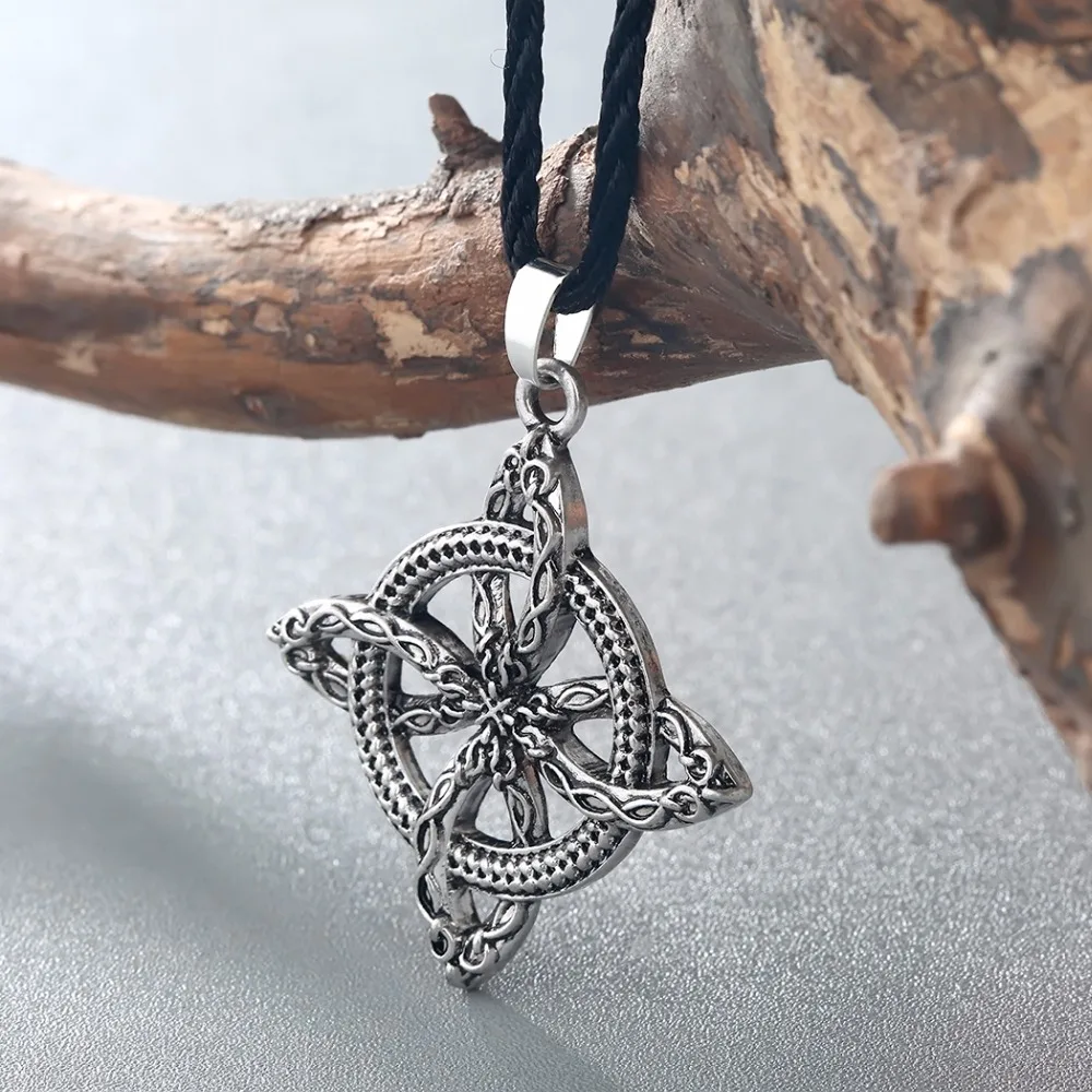 Серебряное модное ожерелье с викингом и планетой, для мужчин, для выхода из травы, славянский амулет, Цветок папоротника, защищает от заболеваний, ожерелье для женщин