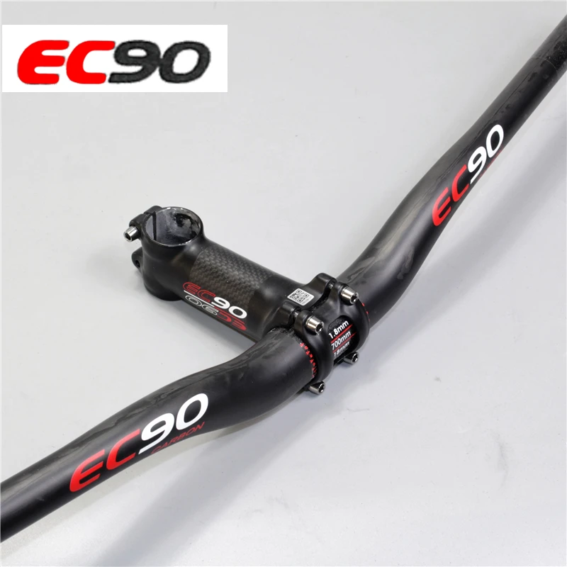 EC90 углеродный MTB/горный велосипед изгиб стояк руль/прямой плоский руль UDMatt