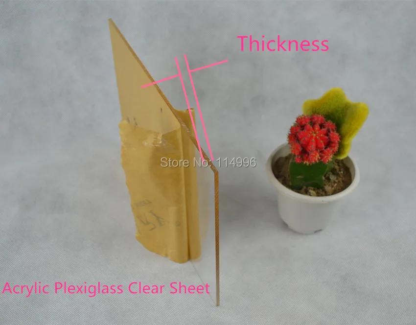 2 THZ Acrylic Plexiglass Clear Sheet Photo Frame (5)