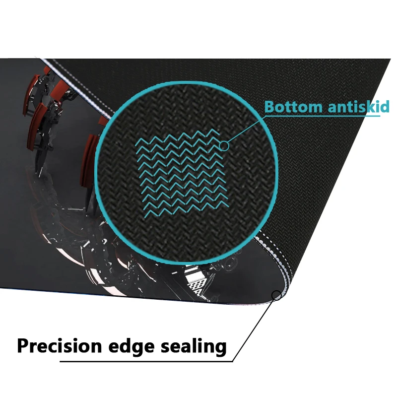 FFFAS 70x40 см большой коврик для мыши Супер Скоростной коврик для мыши Скорпион изображение в HD Противоскользящий коврик для клавиатуры ноутбук домашний офис подарки