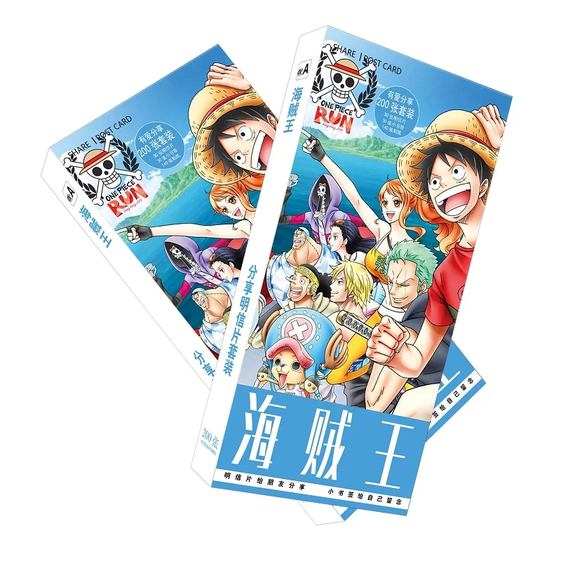 

180pcs/Set Japanese Anime One Piece Postcard/Greeting Card/Message Card/Christmas and New Year gifts