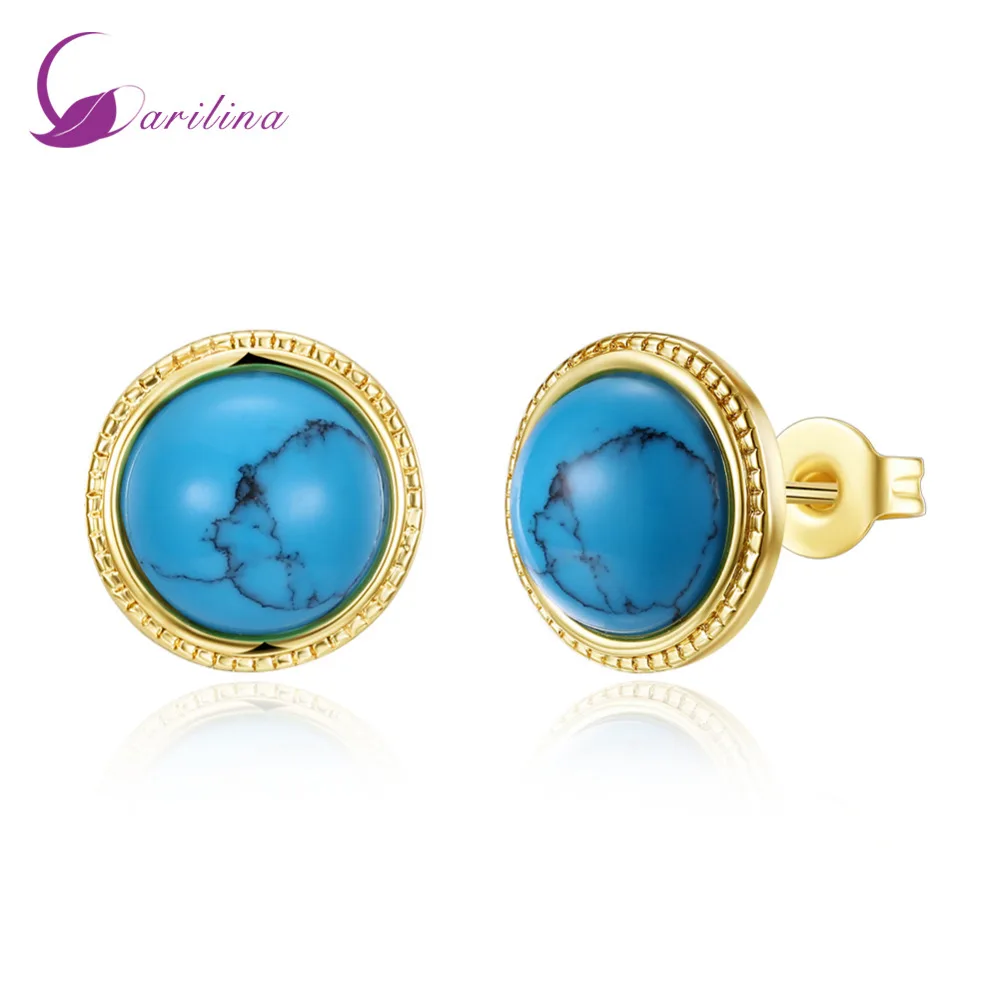 

Turquoise earrings high - end fashion earrings female trend earrings E2056