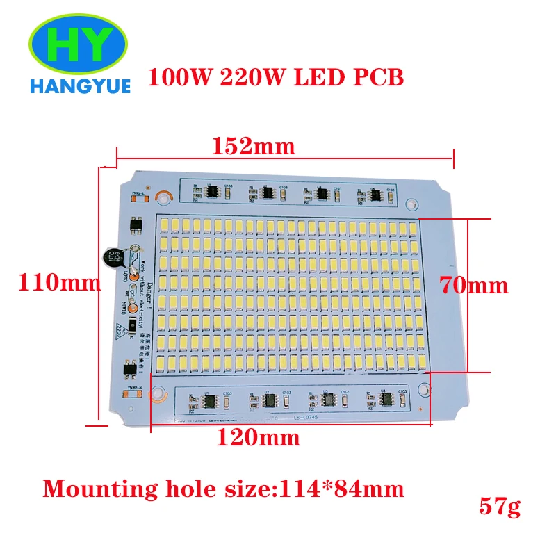 [HANGYUE] 10 W 30 W 50 W 100 W 150 W 200 W AC 220 v водителя светодиодный PCB SMD Драйвер для Светодиодный прожектор Пейзаж вниз свет Крытый PCB