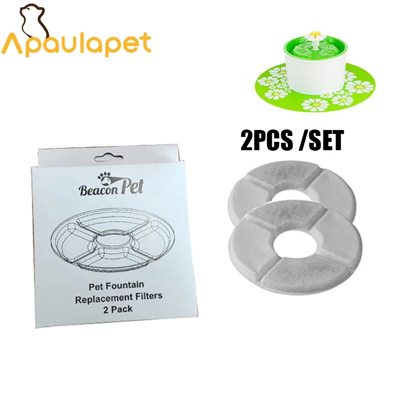

APAULPAET Activated Carbon Filter For Automatic Cat Dog Kitten Water Drinking Fountain Pet Bowl Drink Dish Filter