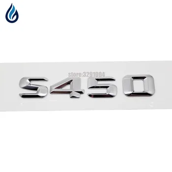 

For Mercedes Benz S Class 220SE W111 W116 W126 W140 W220 W221 W222 S450 Trunk Lid Rear Emblem Badge Letter Decal Car Styling