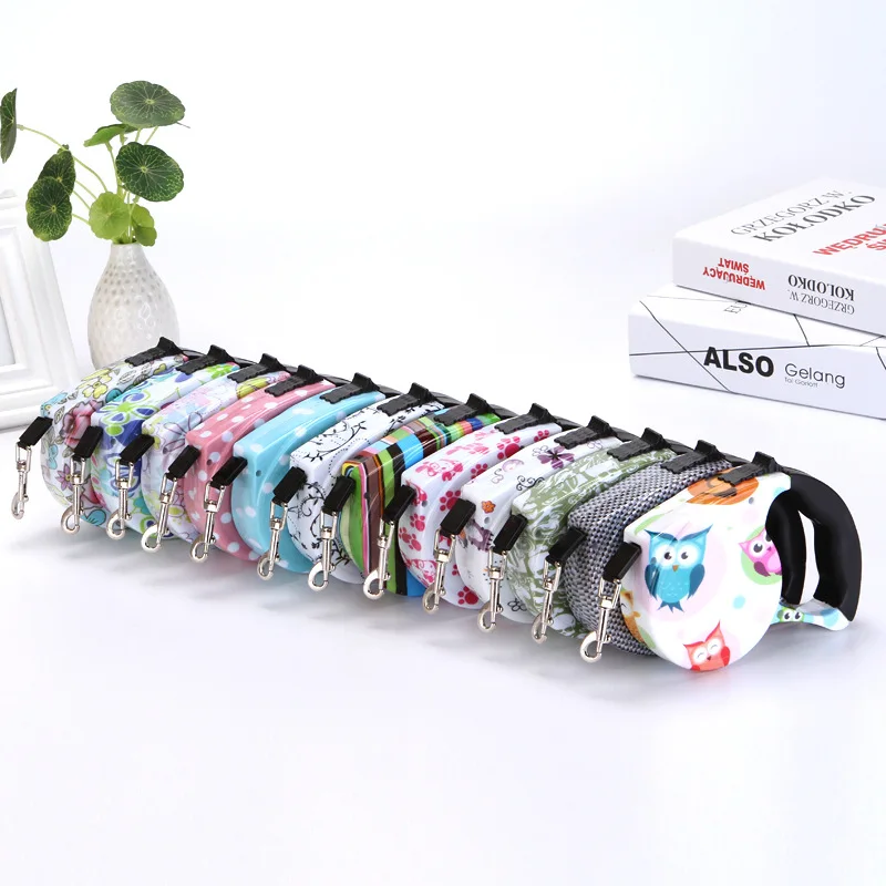 

Roulette for Dogs Flexible Automatic Retractable Leashes 5M Walking Leads for Small Medium Large Dog Cats Pet Accessories TY01