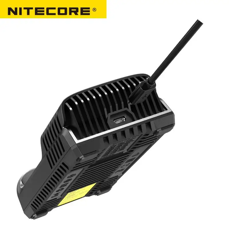 Nitecore UM2 USB Двухслотовое QC зарядное устройство интеллектуальная схема глобальная страховка Li-Ion AA 18650 20700 26500 26650 зарядное устройство