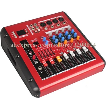 

4 Channel Karaoke Studio Live Stage Mixing Console Sound Mixer with USB 48V Bluetooth Monitor Recording 16DSP