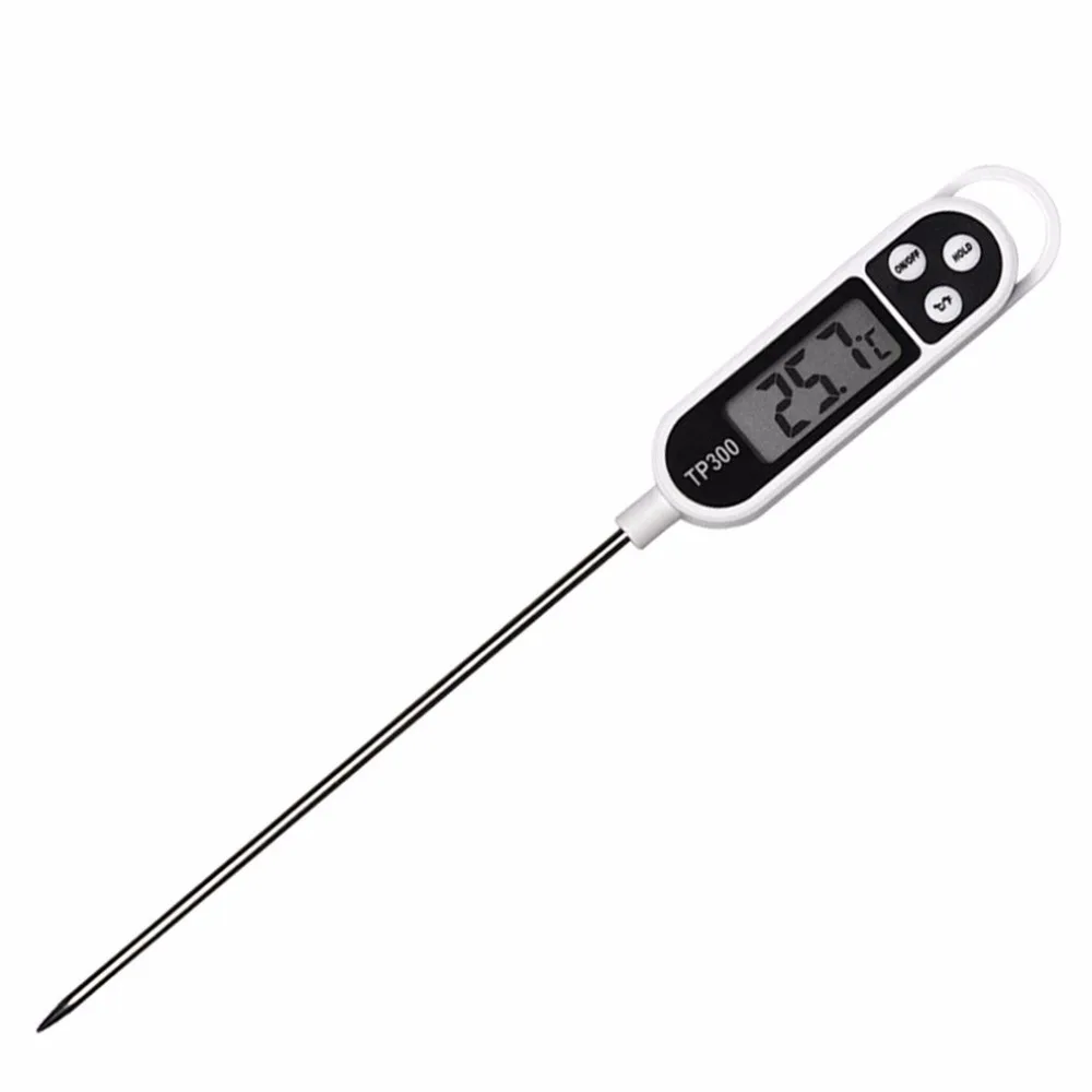 

Digital Food Thermometer TP300 Milk Meat Turkey Cooking Tools Pen-type Structure Food Probe For Kitchen Barbecue