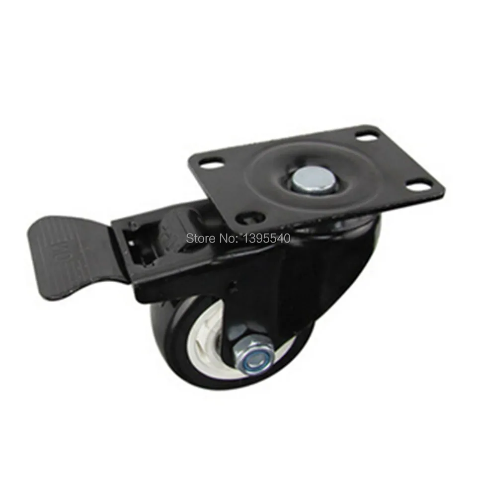 New 3''Swivel Wheel Caster Industrial Castor Universal Wheel Brake 360 Degree Rolling Heavy Caster Double PU Bearing Ball Wheel New 3''Swivel Wheel Caster Industrial Castor Universal Wheel Brake 360 Degree Rolling Heavy Caster Double PU Bearing Ball Wheel