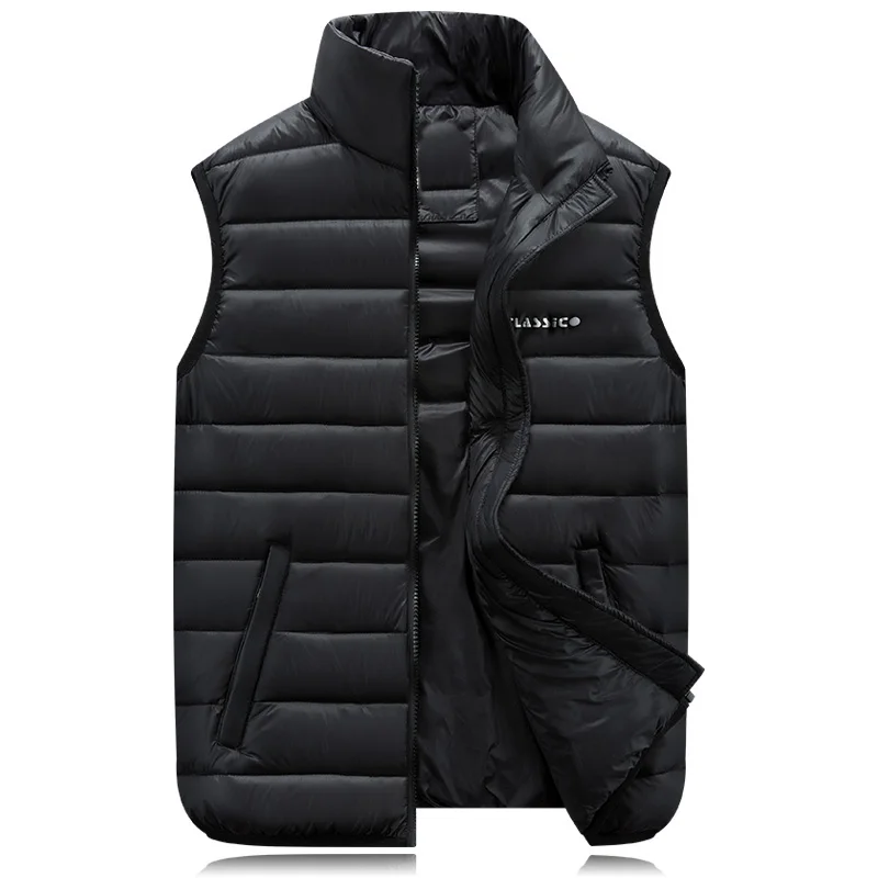 Brieuce plus size 6XL winter vest men new Men women cotton vest autumn and winter men's vest loose stand collar lovers new Brieuce plus size 6XL winter vest men new Men women cotton vest autumn and winter men's vest loose stand collar lovers new