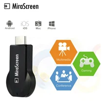 Wi-Fi дисплей приемник MiraScreen OTA tv Stick DLNA Airplay Miracast для ПК Android Windows IOS Para tv Mirroring