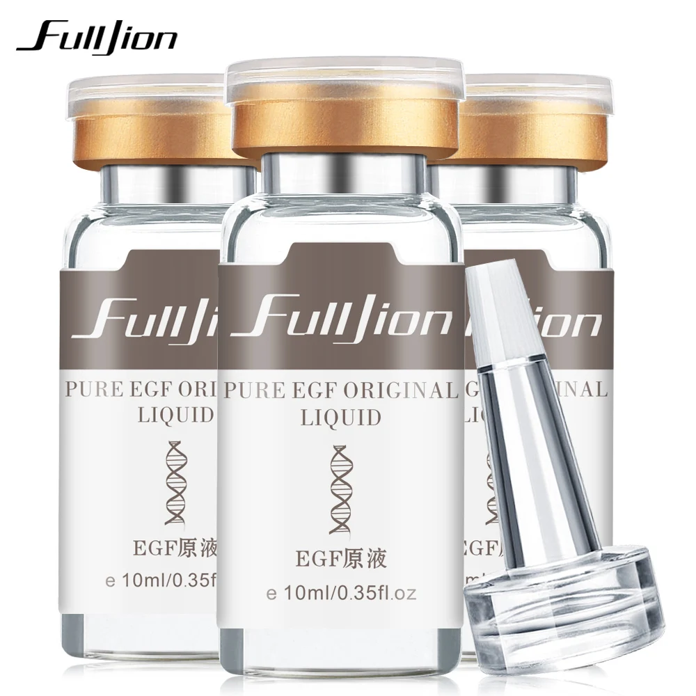 Fulljion Гиалуроновая кислота увлажняющая сыворотка для лица витамины EGF оригинальная жидкость увлажняющая против морщин Старение коллаген уход за кожей