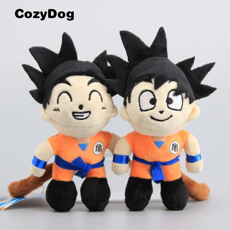 Аниме Драконий жемчуг зет Goten Goku Dragon Ball Z плюшевый Keycahin мягкая кукла для животных 6 ''игрушки для детей 2 стиля Goku детский подарок 15 см