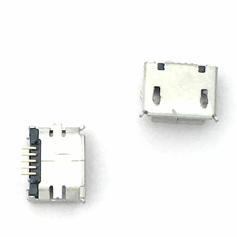 20 шт микро USB 5pin длинный штыревой гнездовой разъем кудрявый тип рта для зарядки