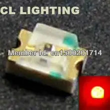200 шт. 0805 упаковка светодиодный красный SMD чип диод 625-630nm 1,7-2,2 в