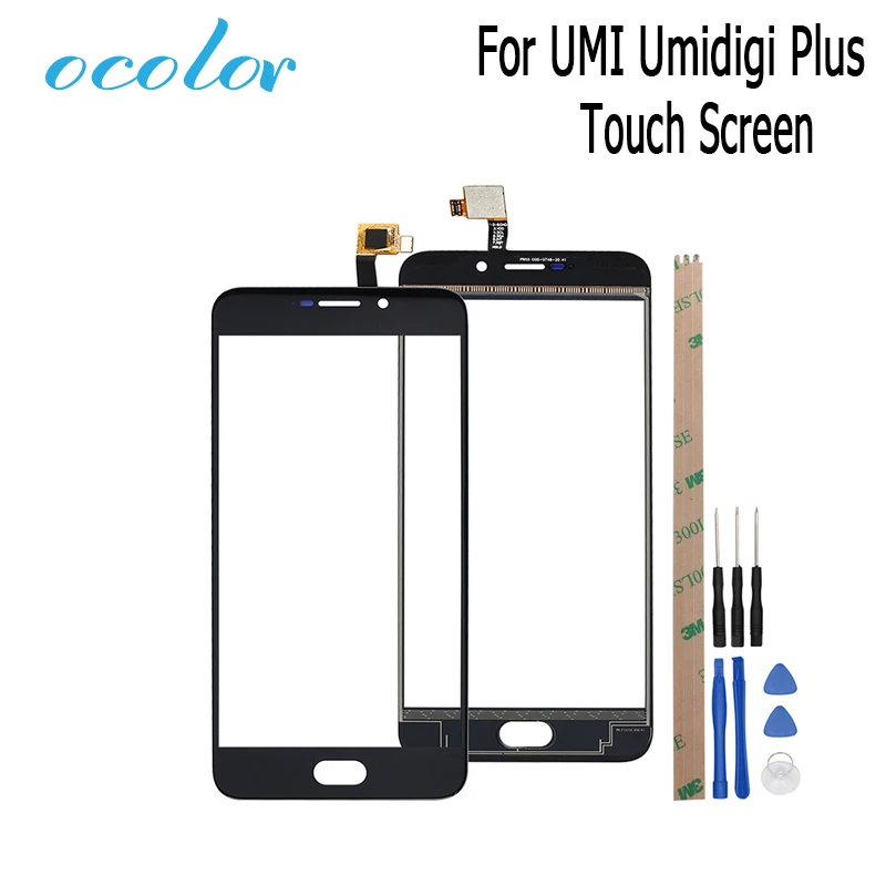 

ocolor For UMI Umidigi Plus Touch Screen Touch Panel Perfect Repair Parts For UMI Umidigi Plus Mobile Phone Accessories +Tools