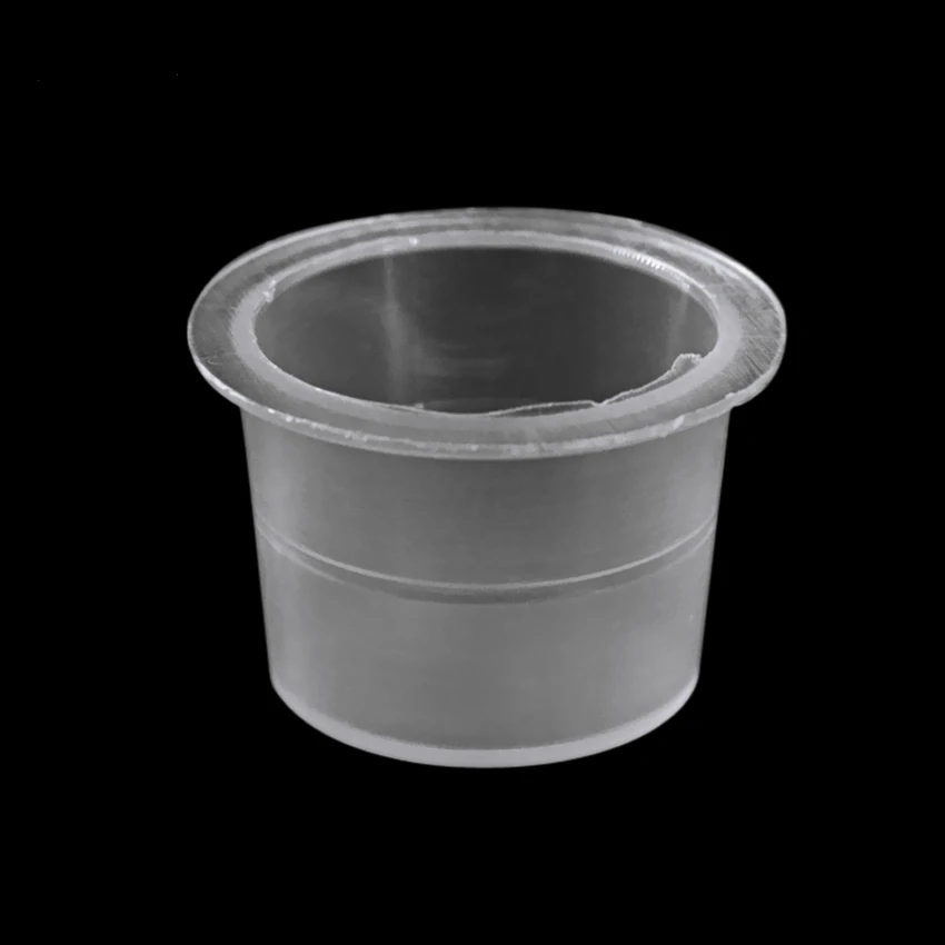 

Permanent Makeup Tattoo Ink Cups Caps Pigment Container 100Pcs 15mm Plastic for Eyebrow Lip Microblading Body Art Tattoo Supply