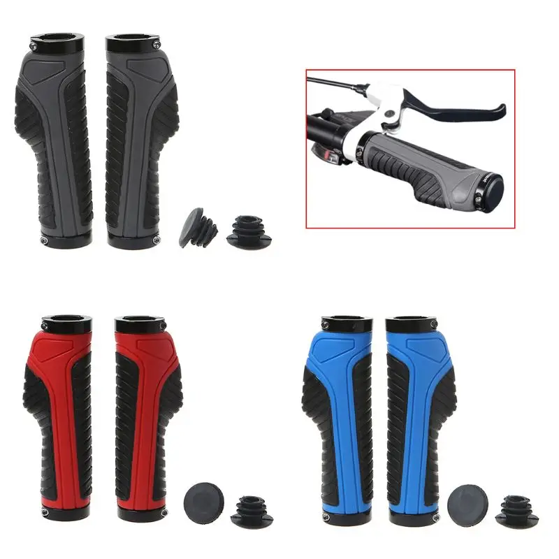 

1 Pair Bicycle Ergonomic Non-slip Handlebar Handle Double Lock Mount Universal MTB Bike Parts Cycling Hand Rest