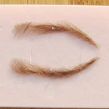 Реальные прямые продажи бровей Sobrancelha(цвет 27 блонд) брови для глаз. Мгновенного гламур. Пара натуральный да стойкий