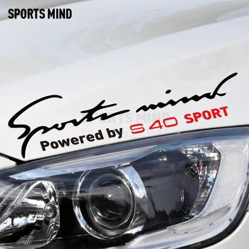 

2 Pieces Sports Mind motorcycle Car-Styling On Car body waterproof Decals Vinyl Sticker For volvo s40 accessories
