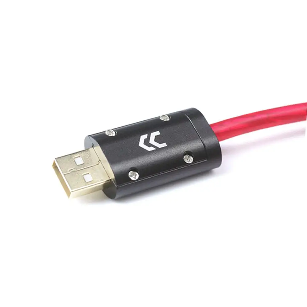 Красный USB кабель compercolor CC Hiend аудиокабель аудиосигнала Удлинительный AB для