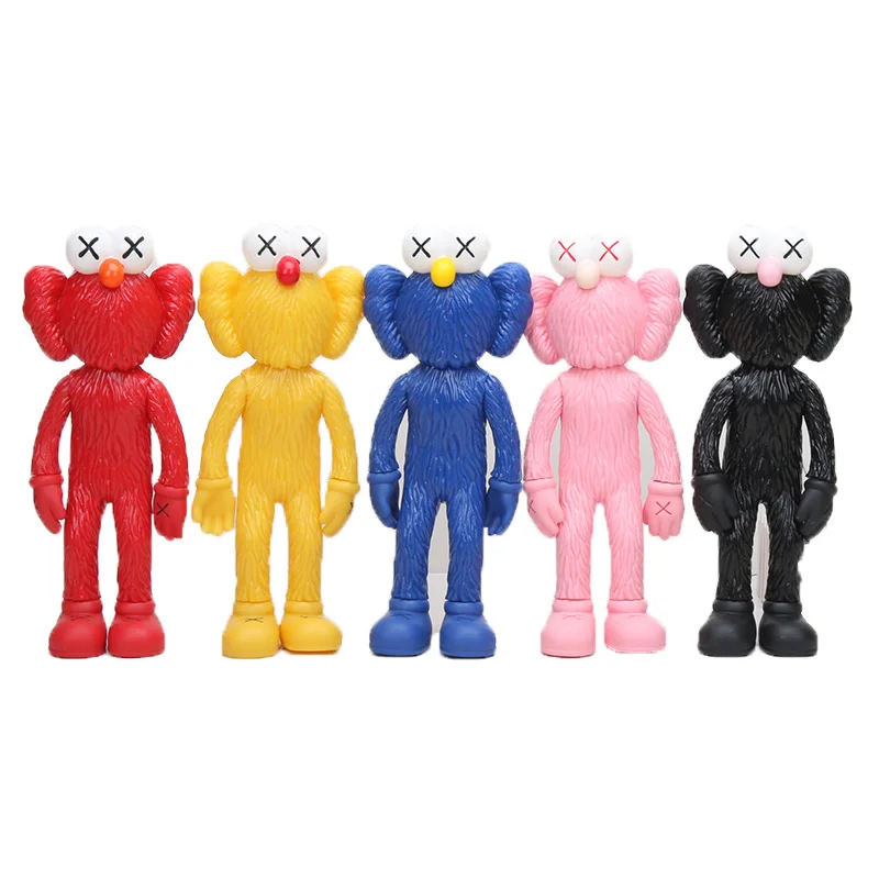 

Kaws BFF Model Companion Exhibition Sesame Street Art Kaws Brian Street PVC Action Figure Collection Doll Toy 30cm