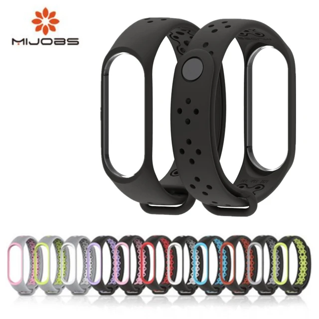 Correa de silicona para reloj inteligente Xiaomi Mi Band 3 y 4, accesorio  deportivo para pulsera inteligente Xiaomi Mi band 3 - AliExpress