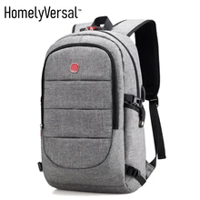 Модный Противоугонный USB рюкзак для ноутбука с замком Пылезащитный Водонепроницаемый для MacBook дорожная сумка для ноутбука школьная сумка