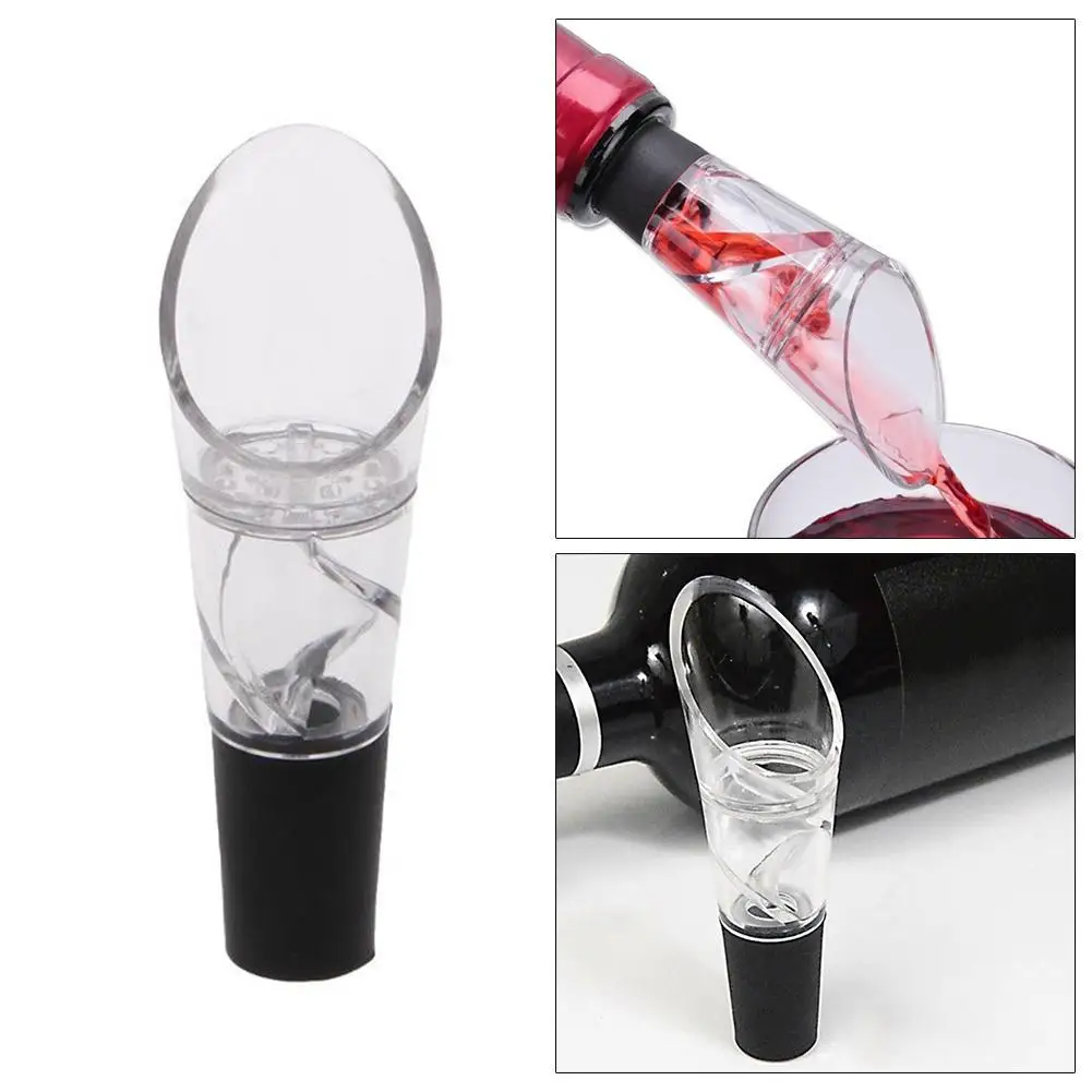 

Red Wine Aerator Pour Spout Bottle Stopper Decanter Pourer Aerating Portable Bar Tools Bar Sets Kitchen Accessories