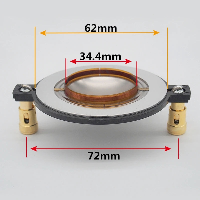 Динамик Finlemho звуковая катушка диафрагма W34 титановый ремонтный набор 34 4 мм для