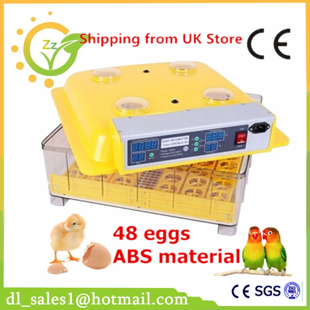 Automatic Egg Incubator Tool For 48 Eggs Chicken Duck Poultry Incubator