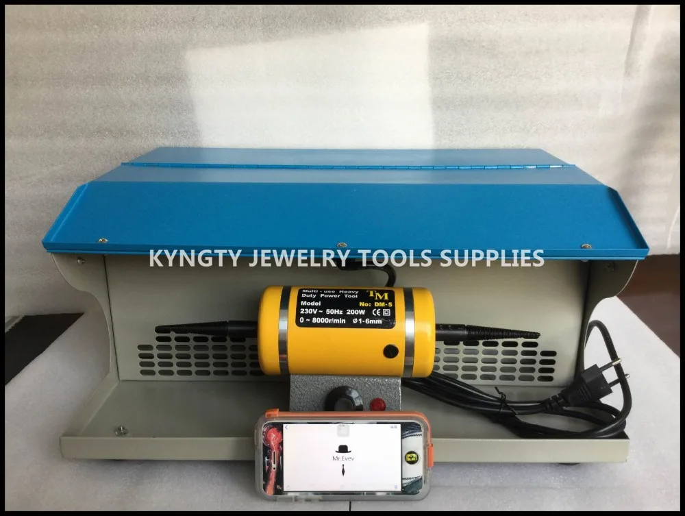 Goldsmith NEW JEWELRY POLISHING MACHINE POLISHING MOTOR WITH DUST