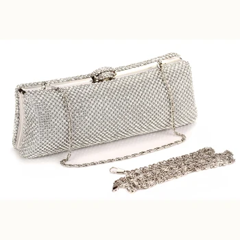 

Fashion Women Diamonds Evening Bags Small Purse Clutches Handbags Wedding Tote With Full Rhinestones