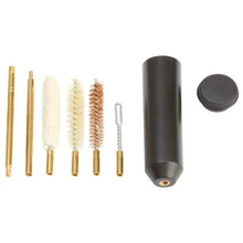 7 шт./компл. профессиональное ружье инструменты для чистки 38/357/9 мм карман Размеры для чистки сигнального пистолета набор ручной стержень щетки
