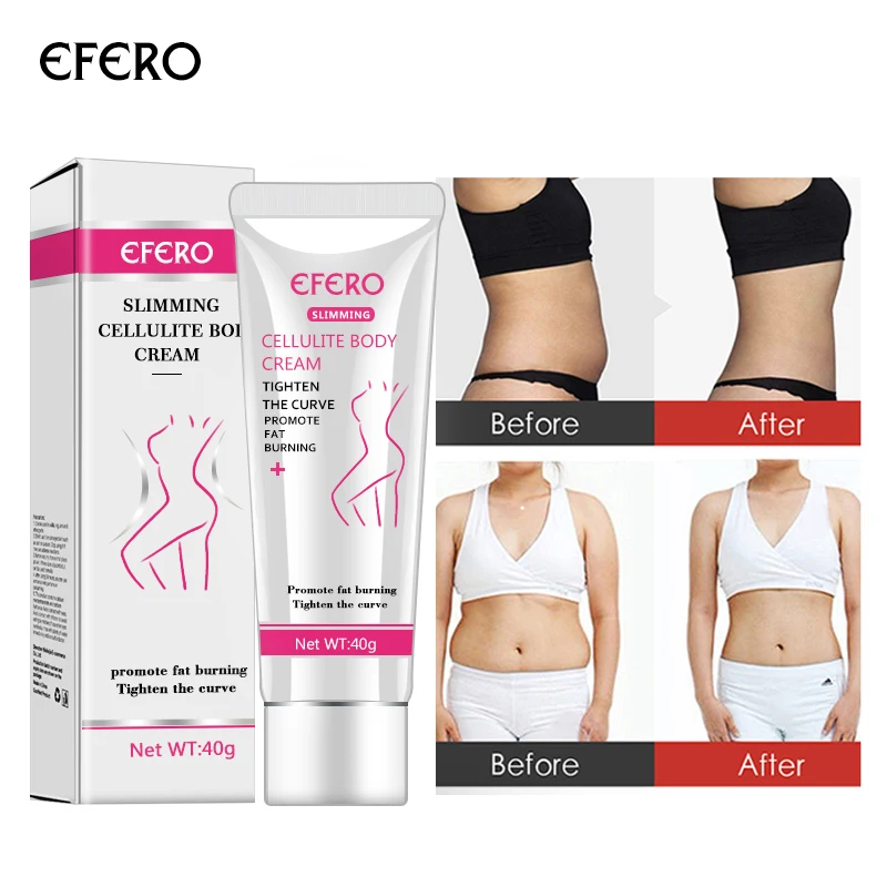 EFERO крем для похудения целлюлитный массажный крем для тела для похудения Сжигание жира уход за телом тонкая талия дымоход крем для похудения