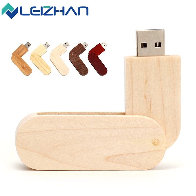 LEIZHAN деревянный usb флэш накопитель для свадьбы или помолвки стиль Материал Ручка